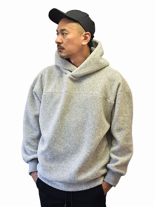SERGEANT ウールボア パーカー Grey