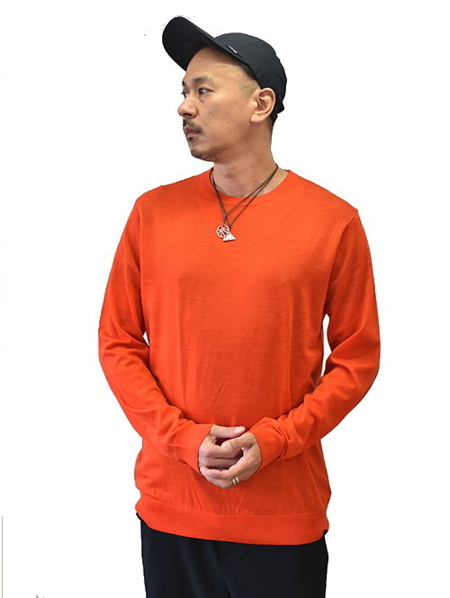SCOTCH&SODA メリノウール ハイケージニット RED