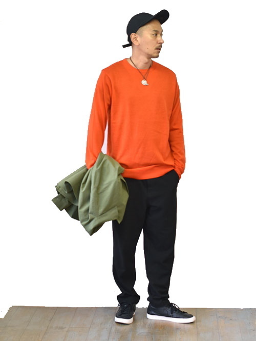 SCOTCH&SODA メリノウール ハイケージニット RED