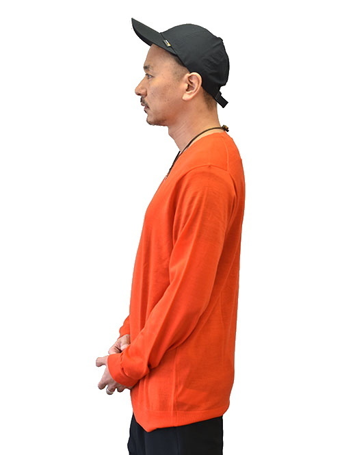 SCOTCH&SODA メリノウール ハイケージニット RED