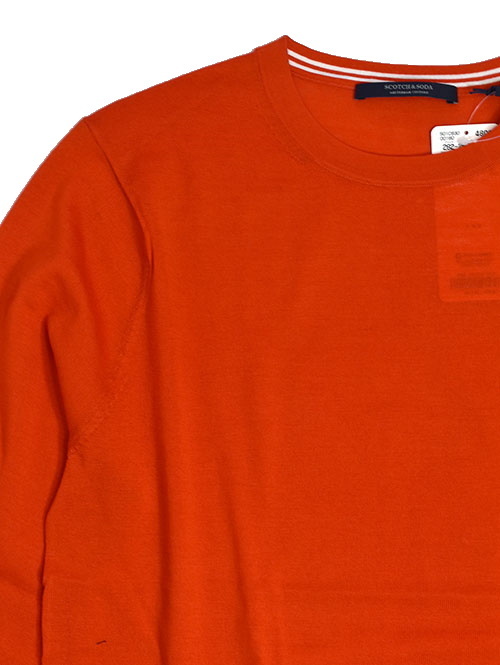 SCOTCH&SODA メリノウール ハイケージニット RED