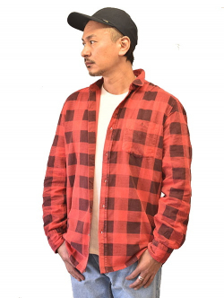 ROLLA`S CHECK SHIRT RED