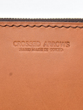 【オーダー生産　予約 】 CROSSED ARROWS エトフ別注　ターコイズフラワー　スモールウォレット ブラウン