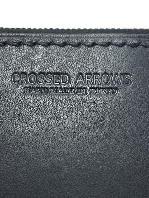 CROSSED ARROWS エトフ別注 ターコイズフラワー スモールウォレット ブラック
