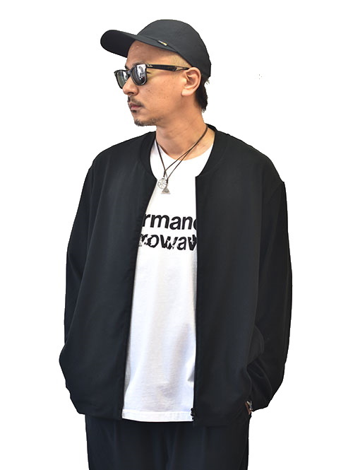LA MOND LOUNGE SUEDE BLOUSON Black