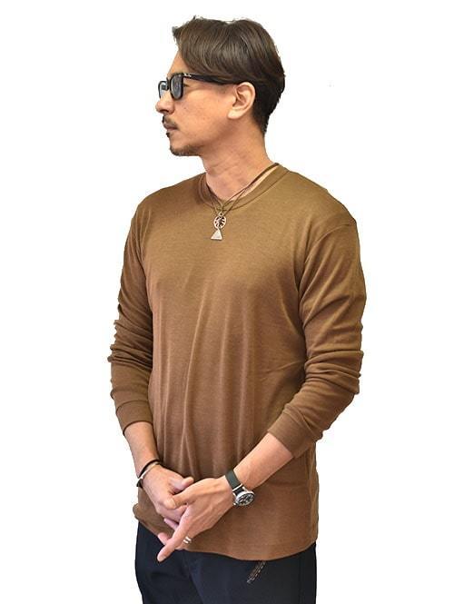 GICIPI クルーネックニット Brown