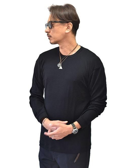 GICIPI クルーネックニット Black