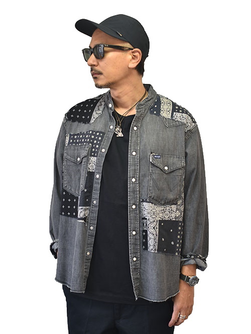 Wrangler BANDANA REMAKE SHIRT Black