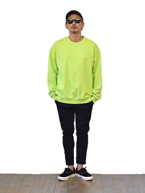 Upcycle  Organic Fleece Crew Neck Green