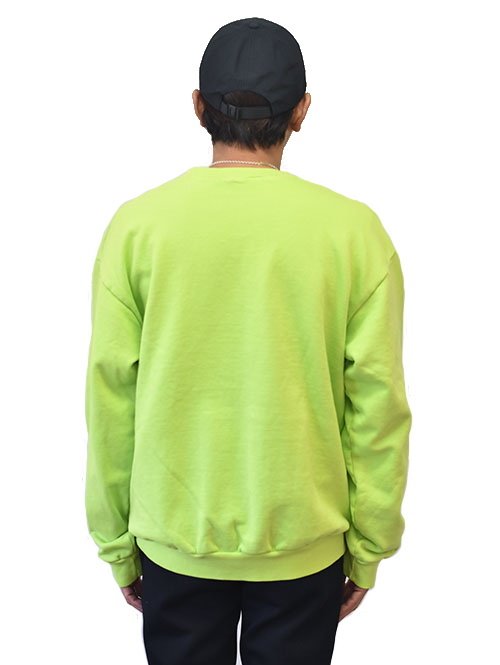 Upcycle  Organic Fleece Crew Neck Green