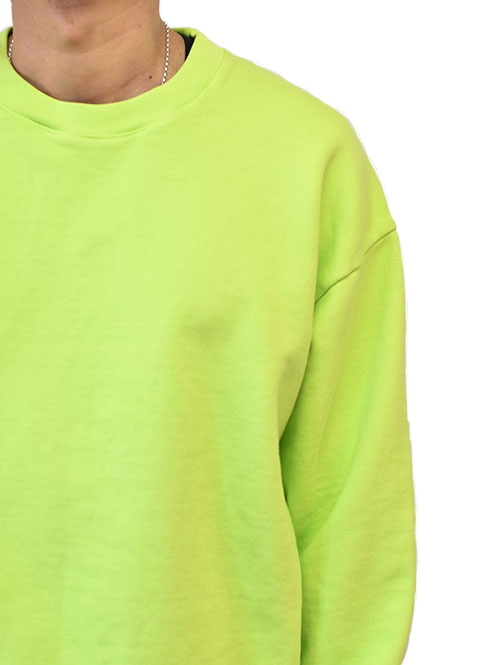 Upcycle  Organic Fleece Crew Neck Green