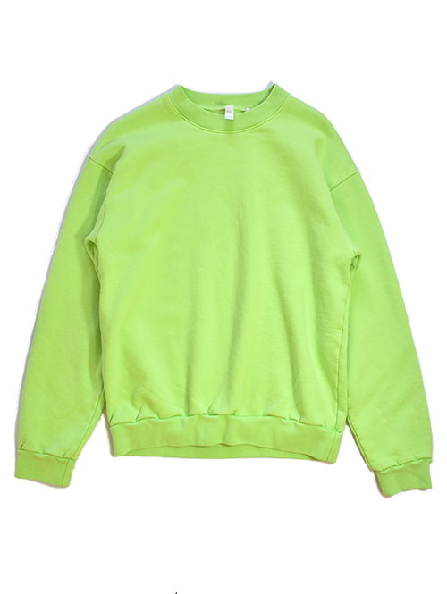 Upcycle  Organic Fleece Crew Neck Green