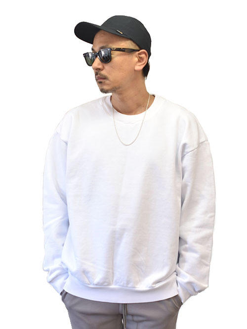 Upcycle  Organic Fleece Crew Neck White　再入荷