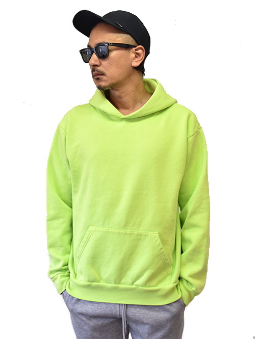 Upcycle Organic Fleece Parka Neon Green