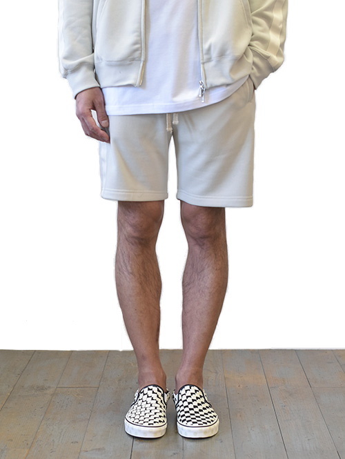 SERGENT フレンチテリー ショートパンツ サンドベージュ