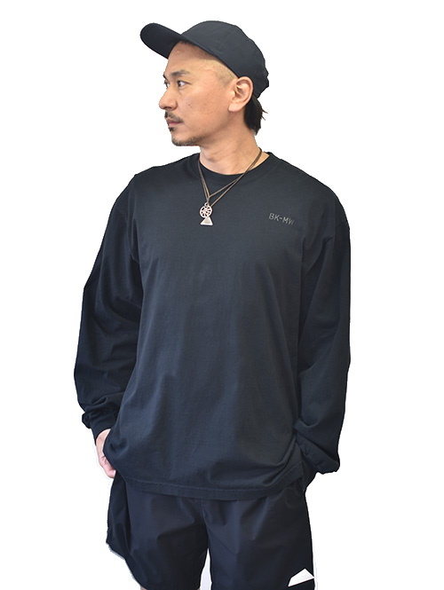 Brooklyn Machine Works Logo Long Sleeve Tee Black