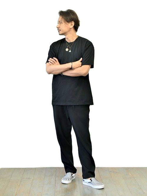 LOS ANGELES APPAREL 6.5oz ヘビーウエイトTシャツ Black 再入荷