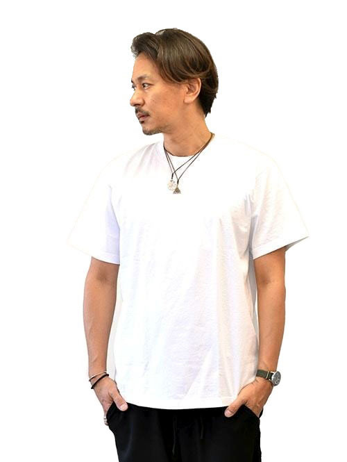 LOS ANGELES APPAREL 6.5oz ヘビーウエイトTシャツ White 再入荷