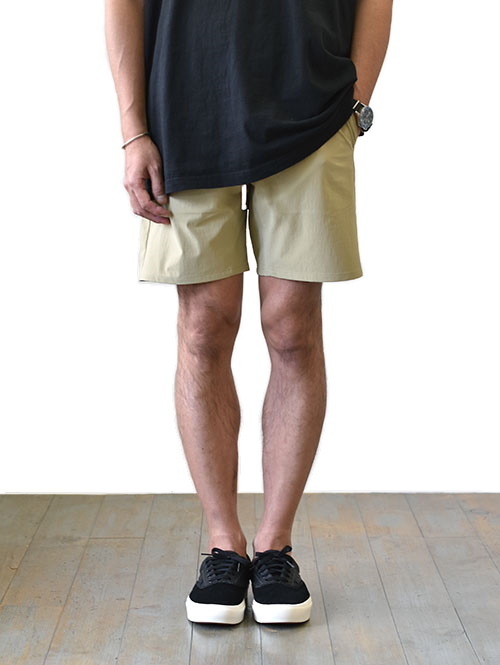 SERGEANT ナイロン 4WAYストレッチ サマーショーツ BEIGE 再入荷