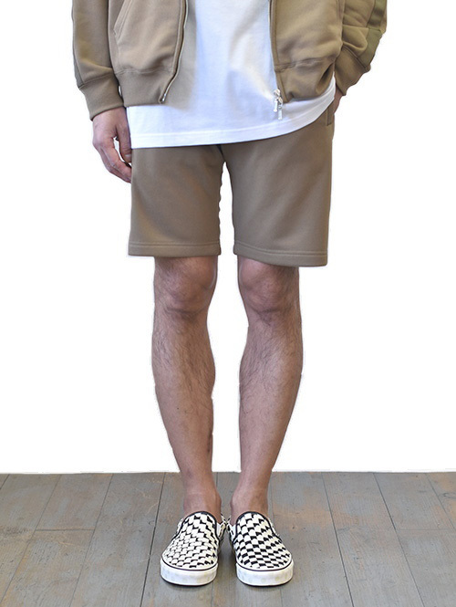 SERGEANT フレンチテリー ショートパンツ ブラウンオリーブ