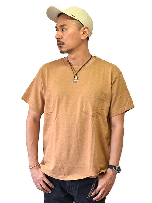 Good on ORGANIC S/S POCKET TEE Brown