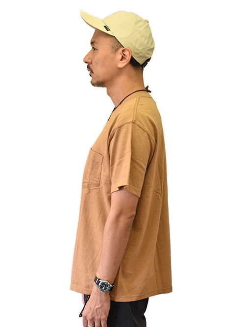 Good on ORGANIC S/S POCKET TEE Brown