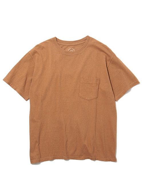 Good on ORGANIC S/S POCKET TEE Brown