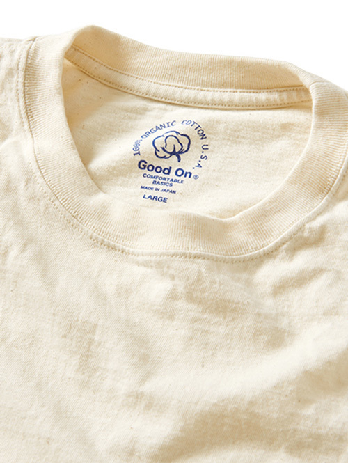 Good on ORGANIC S/S POCKET TEE Natural