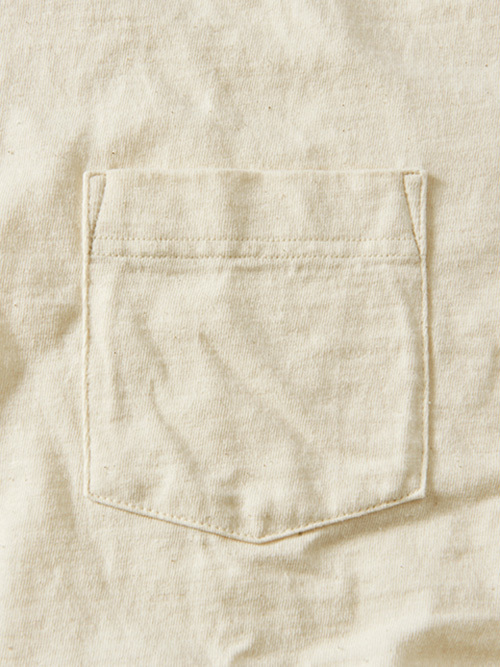 Good on ORGANIC S/S POCKET TEE Natural