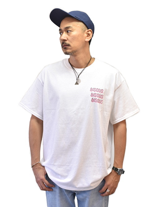 BISOUS 3 LOGO Tシャツ - White