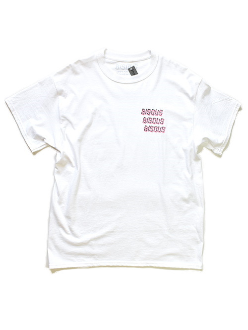 BISOUS 3 LOGO Tシャツ - White