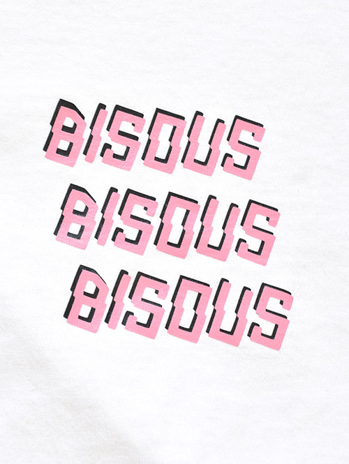 BISOUS 3 LOGO Tシャツ - White