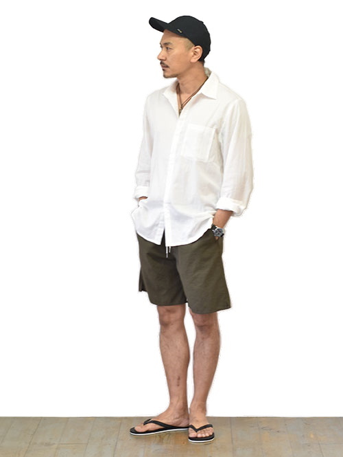 LA MOND SHARI SLIT SHORT - Khaki Brown