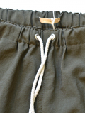 LA MOND SHARI SLIT SHORT - Khaki Brown
