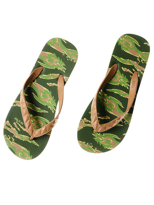 HAYN  STUDDED SLIPPERS (HAUPIA) CAMO