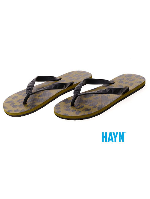 HAYN  STUDDED SLIPPERS (HAUPIA) LEOPARD