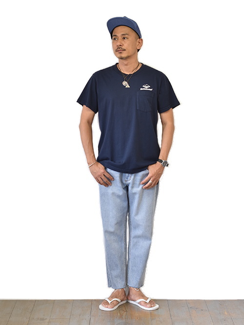 Battenwear Team Pocket Tシャツ - Navy