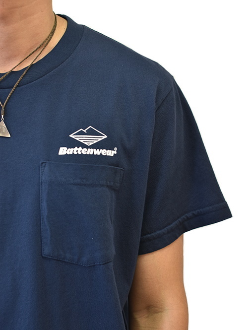 Battenwear Team Pocket Tシャツ - Navy を通販 | ETOFFE