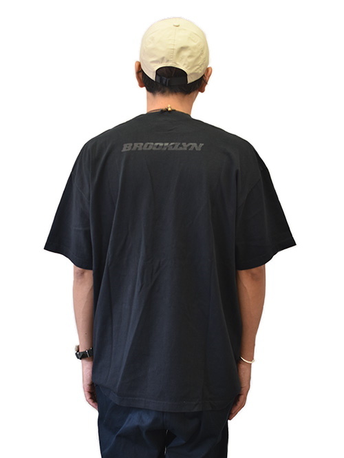 BROOKLYN MACHINE WORKS ポケットTシャツ - Black