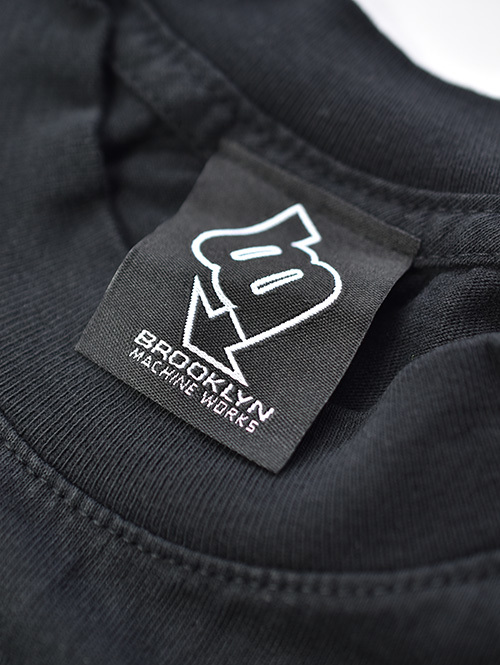 BROOKLYN MACHINE WORKS ポケットTシャツ - Black