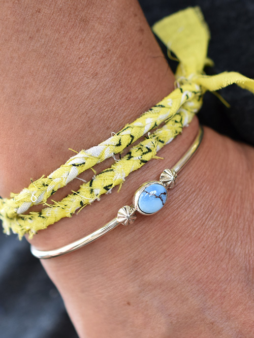 YOSHI Bracelets "Ellipse" BANDANA BRACELET (YELLOW)