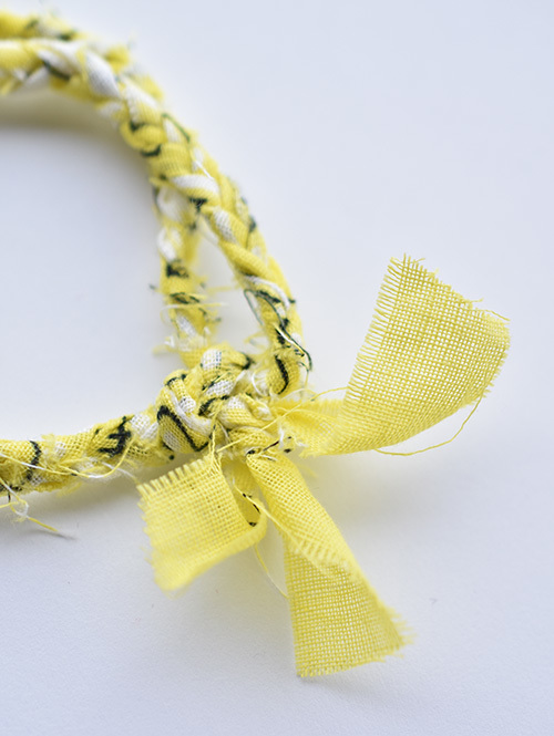 YOSHI Bracelets "Ellipse" BANDANA BRACELET (YELLOW)