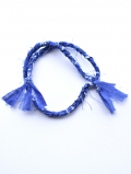 YOSHI Bracelets "Ellipse" BANDANA BRACELET (BLUE)