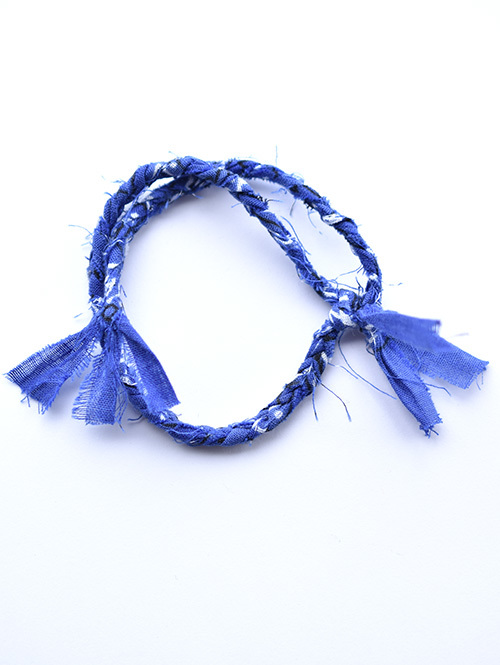 YOSHI Bracelets "Ellipse" BANDANA BRACELET (BLUE)