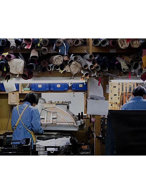 M.U.L Leather Black Tote Beige (S) Smooth Leather