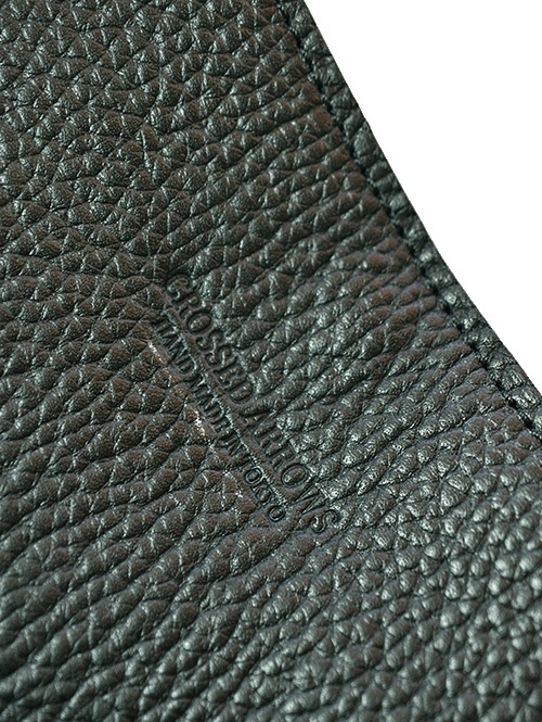 CROSSED ARROWS Leather  Neck Bag BLACK　再入荷