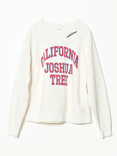 CAL O LINE CALIFORNIA PRINT SWEAT WHITE