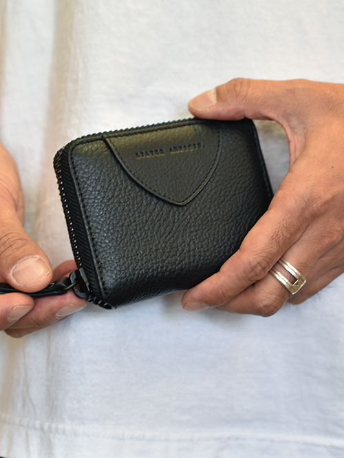 STATUS ANXIETY Way Ward Small Wallet Black