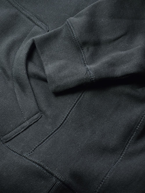 ORIGINAL FAVORITES Organic Cotton Hooded Sweatshirt  Black