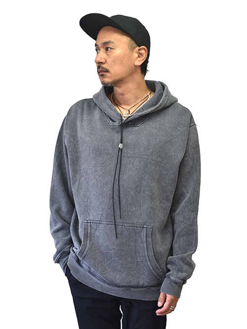 ZANEROBE LOWGO HOOD SWEAT Grey Salt